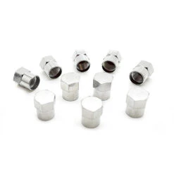 Schwalbe Lot De 10 Bouchons De Valve Schrader Chromés 10 Schwalbe Lot De 10 Bouchons De Valve Schrader Chromés -Magasin De Vélos Zefal lot de 10 bouchons de valve schrader chromes 3