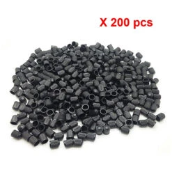Lot De 200 Bouchons De Valve Schrader - Noir -Magasin De Vélos Zefal lot de 200 bouchons de valve schrader noir 3
