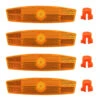 Lot De 4 Reflecteurs Large Sur Roue Vélo -Magasin De Vélos Zefal lot de 4 reflecteurs large sur roue velo
