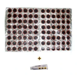 Lot De 96 Rustines Pour Pneus De Vélo + Colle