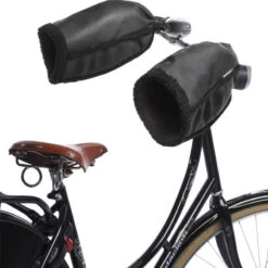 Manchons BASIL Noirs En Cuir Végétal Pour Guidon Vélo -Magasin De Vélos Zefal manchons basil noirs en cuir vegetal pour guidon velo 1 2
