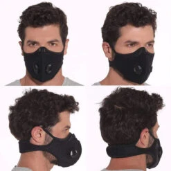Masque FFP2 Anti-pollution FaceMask Bleu Pour Cycliste -Magasin De Vélos Zefal masque ffp2 anti pollution facemask bleu pour cycliste 3