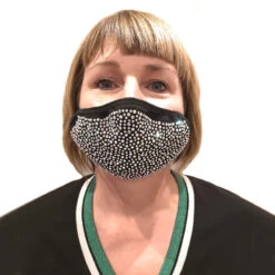 Masque Strass Et Paillettes Pour Femme à Vélo -Magasin De Vélos Zefal masque strass et paillettes pour femme a velo 3