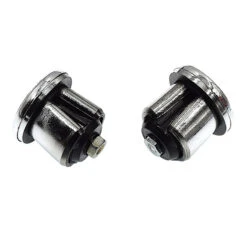 Paire Embout De Guidon Chromé à Visser -Magasin De Vélos Zefal paire embout de guidon chrome a visser 2