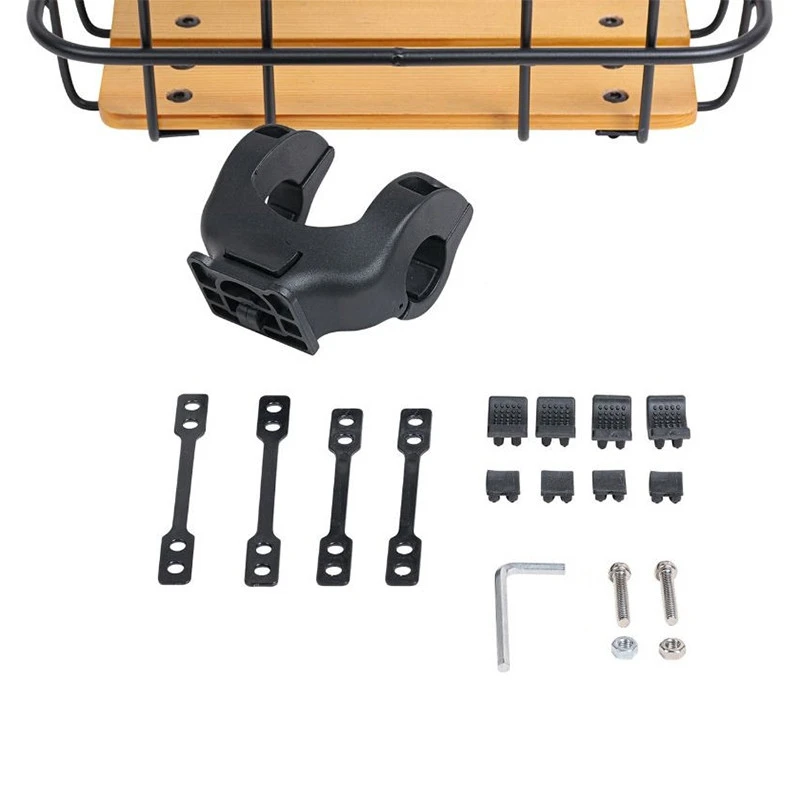 Panier Aluminium Vélo Avant à Tringles ZEFAL Fond Bois 20L 5 Panier Aluminium Vélo Avant à Tringles ZEFAL Fond Bois 20L – Image 3