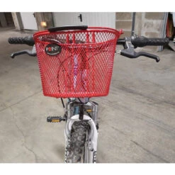 Point Panier Avant Rouge Pour Vélo Enfant -Magasin De Vélos Zefal panier avant rouge pour velo enfant 2
