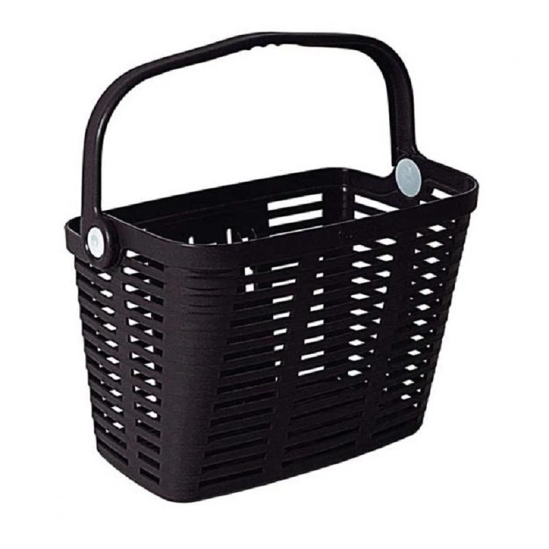 Panier Vélo Avant à Clips Plastique BELLELLI PLAZA Noir 3 Panier Vélo Avant à Clips Plastique BELLELLI PLAZA Noir