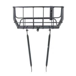 Panier Vélo Avant Noir Mat En Aluminium 25L Portland Basil