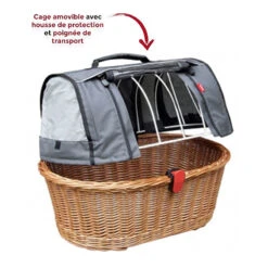 Panier Vélo Chien Sur Porte-bagages GTA Doggy Plus Klickfix -Magasin De Vélos Zefal panier velo chien sur porte bagages gta doggy plus klickfix 2