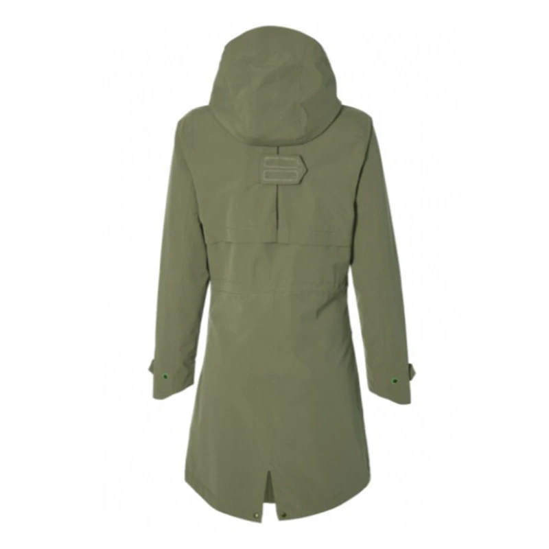Parka De Pluie Mosse Femme - Olive BASIL 3 Parka De Pluie Mosse Femme - Olive BASIL