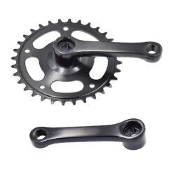 Messingschlager Pédalier Mono Plateau Pour Vélo Enfant De 12 à 18 Pouces