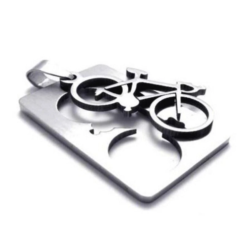 Pendentif Vélo En Acier Inoxydable 4 Pendentif Vélo En Acier Inoxydable – Image 2