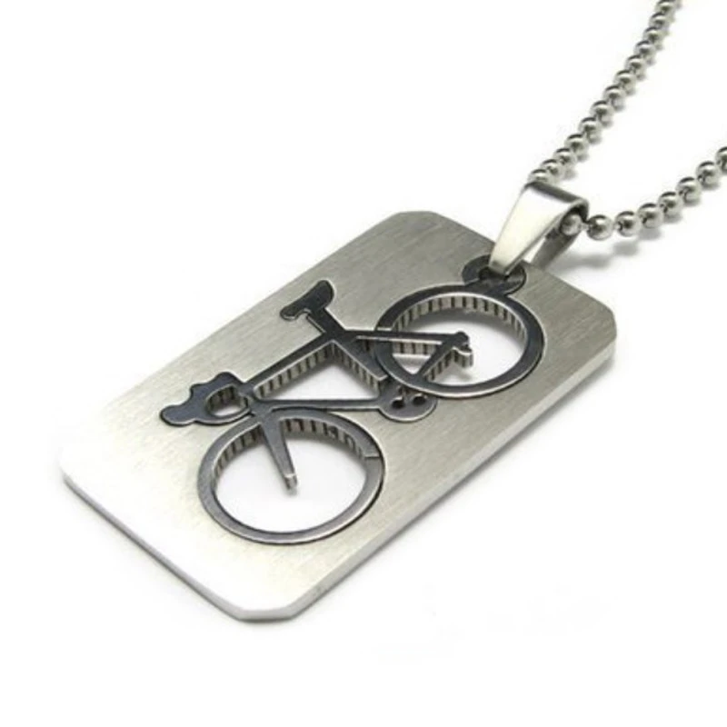 Pendentif Vélo En Acier Inoxydable 5 Pendentif Vélo En Acier Inoxydable – Image 3