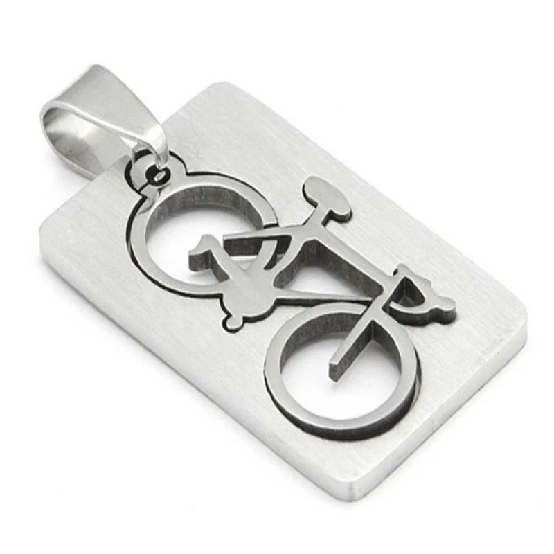 Pendentif Vélo En Acier Inoxydable 6 Pendentif Vélo En Acier Inoxydable – Image 4