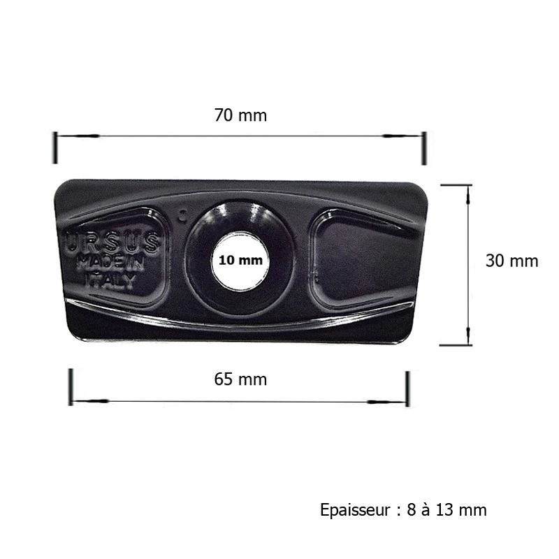 Ursus Plaque De Serrage Pour Béquille Avec Vis 4 Ursus Plaque De Serrage Pour Béquille Avec Vis – Image 2
