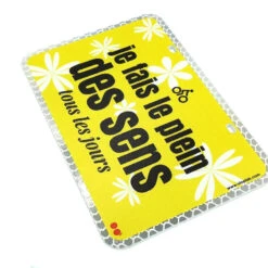 Plaque Réfléchissante Vélo Je Fais Le Plein Des Sens V-LOPLAK -Magasin De Vélos Zefal plaque reflechissante velo je fais le plein des sens v loplak 3