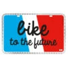 Plaque Vélo Réfléchissante Bike To The Future V-LOPLAK -Magasin De Vélos Zefal plaque velo reflechissante bike to the future v loplak