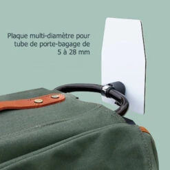 Plaque Vélo Verte Les Vrais Héros Sont à Vélo V-LOPLAK -Magasin De Vélos Zefal plaque velo verte les vrais heros sont a velo v loplak 4