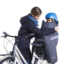 Tucano Urbano Poncho Thermique Et Déperlant Tucano Opossum Pour Porte-bébé AR Gris -Magasin De Vélos Zefal poncho thermique et deperlant tucano opossum pour porte bebe ar gris 5