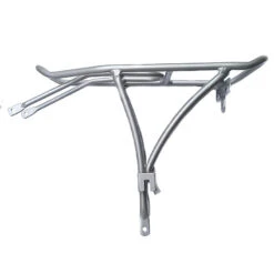 Porte Bagage Arriere 16'' Alu, Peint Gris