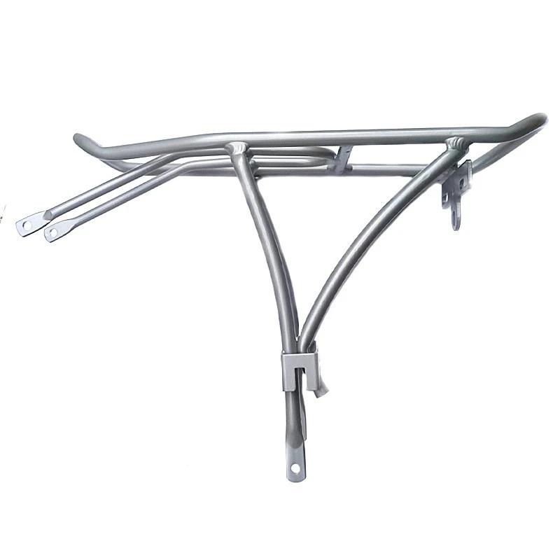 Porte Bagage Arriere 16'' Alu, Peint Gris 3 Porte Bagage Arriere 16'' Alu, Peint Gris