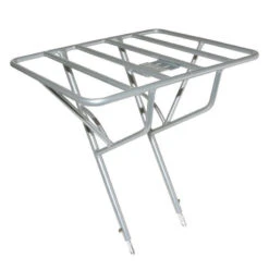 Porte-bagages Avant Argent Pour Vélo Frontière