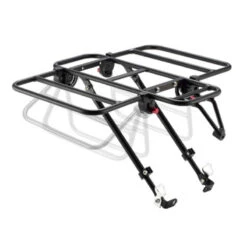 Porte-bagages Vélo Avant à Plateforme Avec Côtés Rabattables