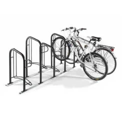 Porte-vélos Urbain 5 Places Haut Et Bas Avec Fixation Antivol -Magasin De Vélos Zefal porte velos urbain 5 places haut et bas avec fixation antivol 3