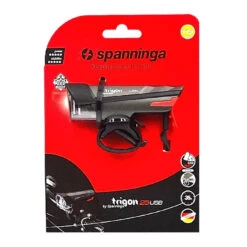 Projecteur Avant SPANNINGA TRIGON 25 Lux - Rechargeable USB, Fixation Sur Guidon -Magasin De Vélos Zefal projecteur avant spanninga trigon 25 lux rechargeable usb fixation sur guidon 2