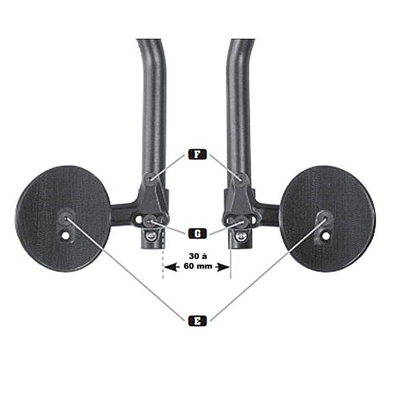 Prolongateur De Cintre Vélo Pour Triathlon Professionnel 5 Prolongateur De Cintre Vélo Pour Triathlon Professionnel – Image 3