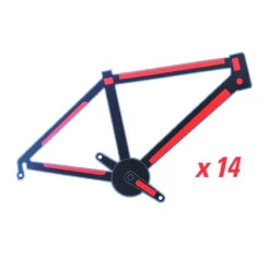 Protection De Cadre ZEFAL Skin Armor L - Transparent -Magasin De Vélos Zefal protection de cadre zefal skin armor l transparent 2