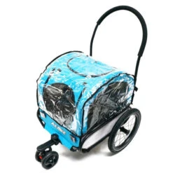 Remorque/poussette Aluminium Pliable Pour Chien AX-BIKE -Magasin De Vélos Zefal remorque poussette aluminium pliable pour chien ax bike 3