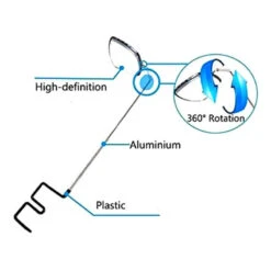 Rétroviseur Vélo à Clipser Sur Lunette Ou Casque Cycliste -Magasin De Vélos Zefal retroviseur velo a clipser sur lunette ou casque cycliste 4