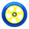 Roue 5" TRIKKE - Bleu Et Jaune -Magasin De Vélos Zefal roue 5 trikke bleu et jaune