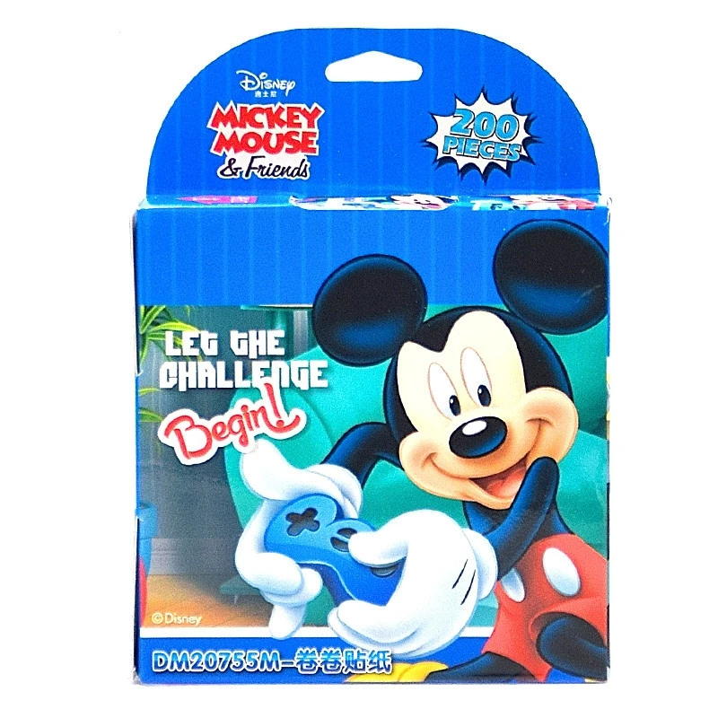 Rouleau De 200 Stickers MICKEY Pour Personnaliser Un Vélo Enfant 4 Rouleau De 200 Stickers MICKEY Pour Personnaliser Un Vélo Enfant – Image 2