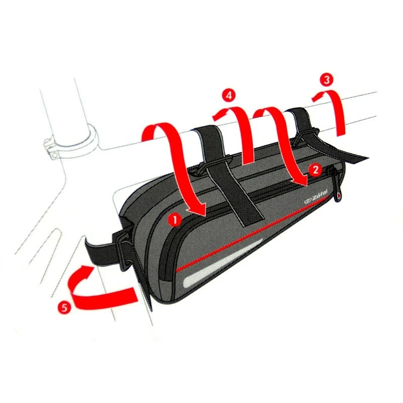 Sacoche De Cadre Z Frame Pack - Zefal 4 Sacoche De Cadre Z Frame Pack - Zefal – Image 2