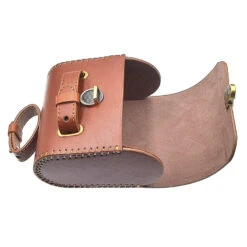 Sacoche De Selle Vélo Vintage En Cuir Brun -Magasin De Vélos Zefal sacoche de selle velo vintage en cuir brun 4