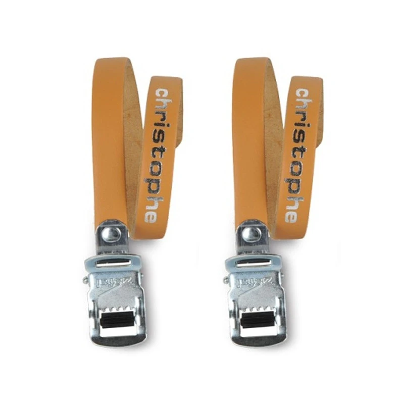 Sangles Cuir Marron Pour Cale Pieds De Vélo - La Paire 3 Sangles Cuir Marron Pour Cale Pieds De Vélo - La Paire