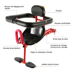 Siège De Vélo Pour Enfants Cyclissimo -Magasin De Vélos Zefal siege de velo pour enfants cyclissimo 4