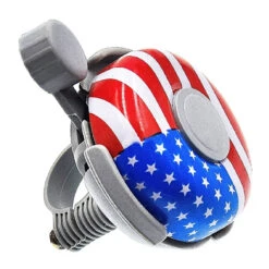 Sonnette De Vélo Drapeau Américain -Magasin De Vélos Zefal sonnette de velo drapeau americain 1