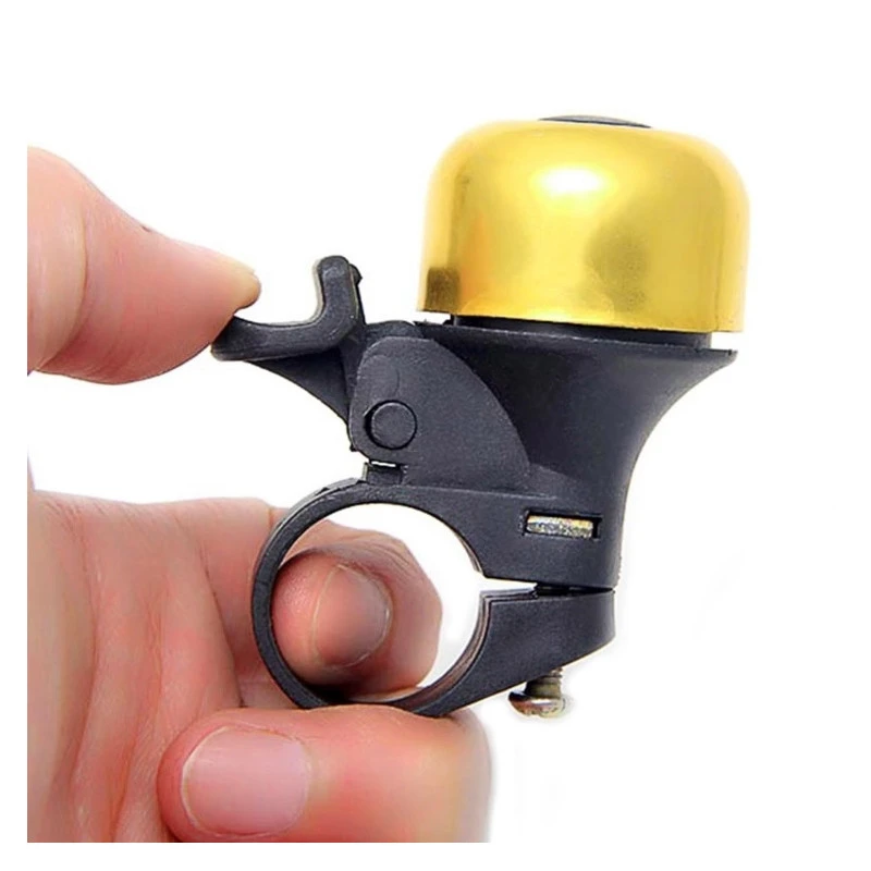 Sonnette Métal Doré Pour Vélo 4 Sonnette Métal Doré Pour Vélo – Image 2