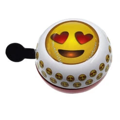 Sonnette Vélo Ding Dong Smiley Coeur 80 Mm -Magasin De Vélos Zefal sonnette velo ding dong smiley coeur 80 mm 2