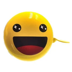 Sonnette Vélo Smiley Jaune 60 Mm -Magasin De Vélos Zefal sonnette velo smiley jaune 60 mm 4