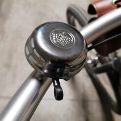 Magasin De Vélos Zefal -Magasin De Vélos Zefal sonnette velo vintage metal argente motif couronne 1