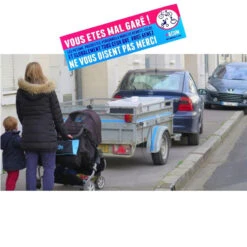 Sticker Vous êtes Mal Garé Pour Tous -Magasin De Vélos Zefal sticker vous etes mal gare pour tous 2