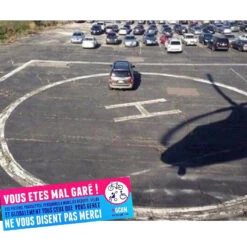 Sticker Vous êtes Mal Garé Pour Tous -Magasin De Vélos Zefal sticker vous etes mal gare pour tous 3