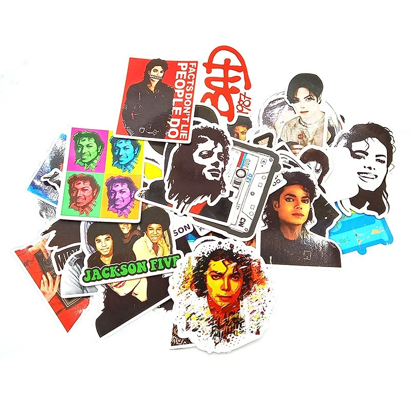 Stickers Michael Jackson Pour Décoration Sur Cadre Vélo 5 Stickers Michael Jackson Pour Décoration Sur Cadre Vélo – Image 3