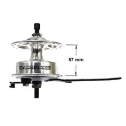 Sturmey Archer Moyeu Roue Avant XL-FD Avec Frein à Tambour Et Câble Bowden 36 Trous -Magasin De Vélos Zefal sturmey archer moyeu roue avant xl fd avec frein a tambour et cable bowden 36 trous 2