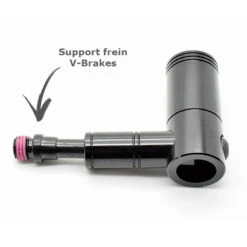 Alhonga Support éclairage Vélo Sur Frein V-Brakes -Magasin De Vélos Zefal support eclairage velo sur frein v brakes 3