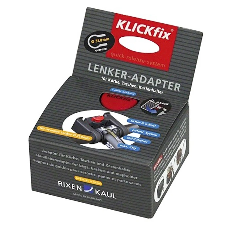 Support Guidon Oversize Klickfix Ø 31,8 Mm 4 Support Guidon Oversize Klickfix Ø 31,8 Mm – Image 2